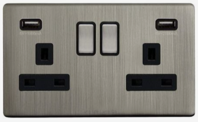 15amp Double USB socket