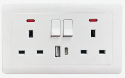 15amp Double USB socket