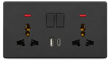 15amp Double USB Socket