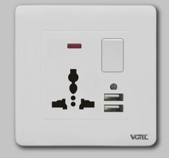 13amp Double USB socket