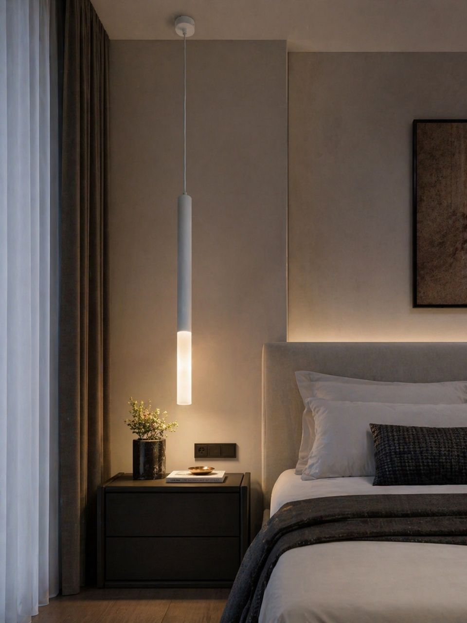 Tube pendant light