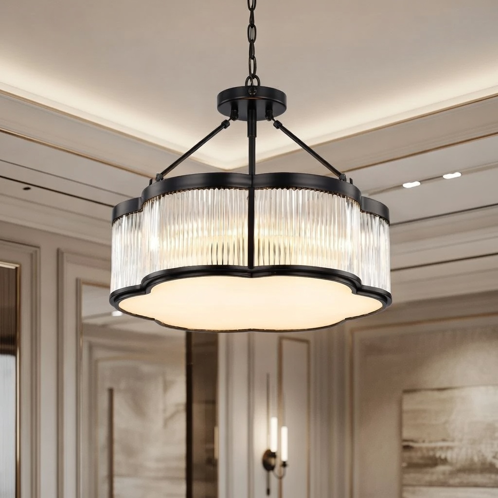 Clover shaped ceiling flush
