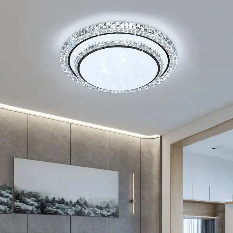 Crystal orbit ceiling fitting